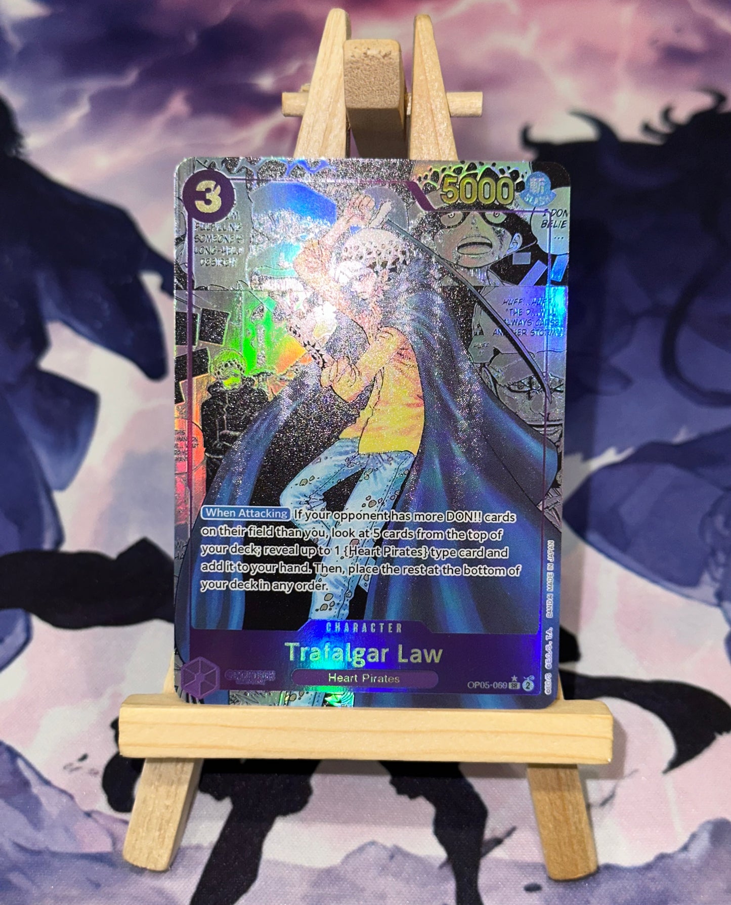 Trafalgar Law Manga OP05-069 Premium Custom