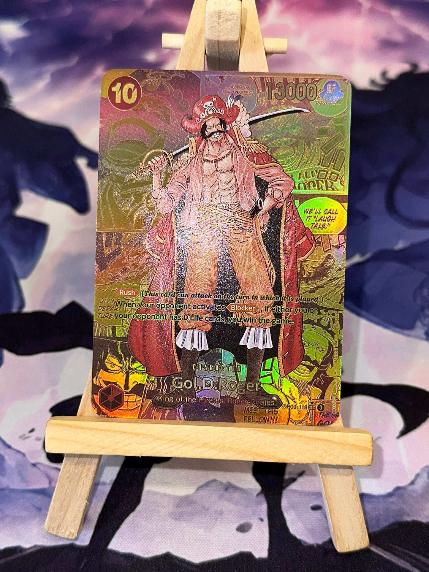 Gol D. Roger OP09 Gold Manga Premium Custom