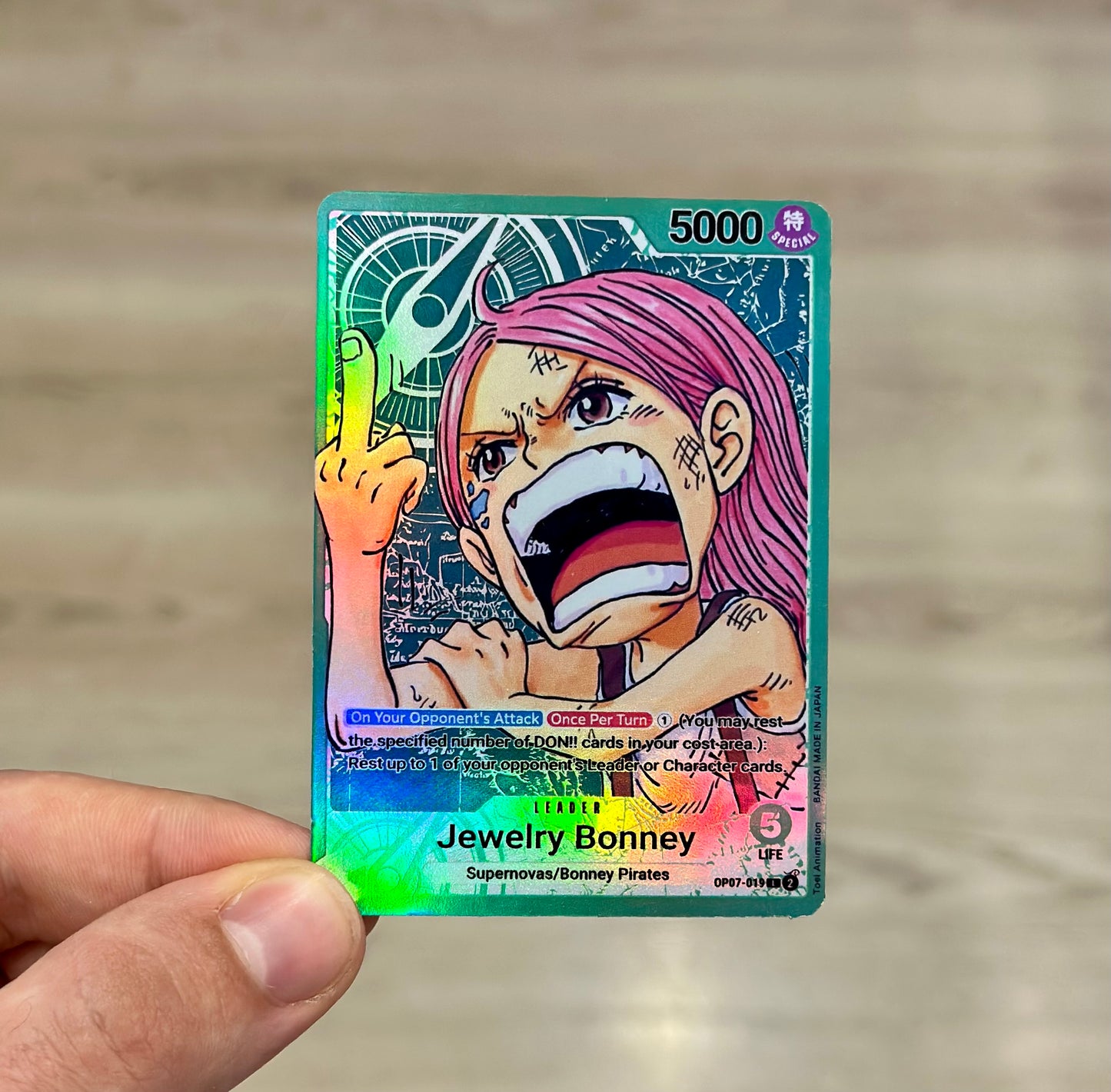 Jewelry Bonney Leader Alt Art Custom OP07