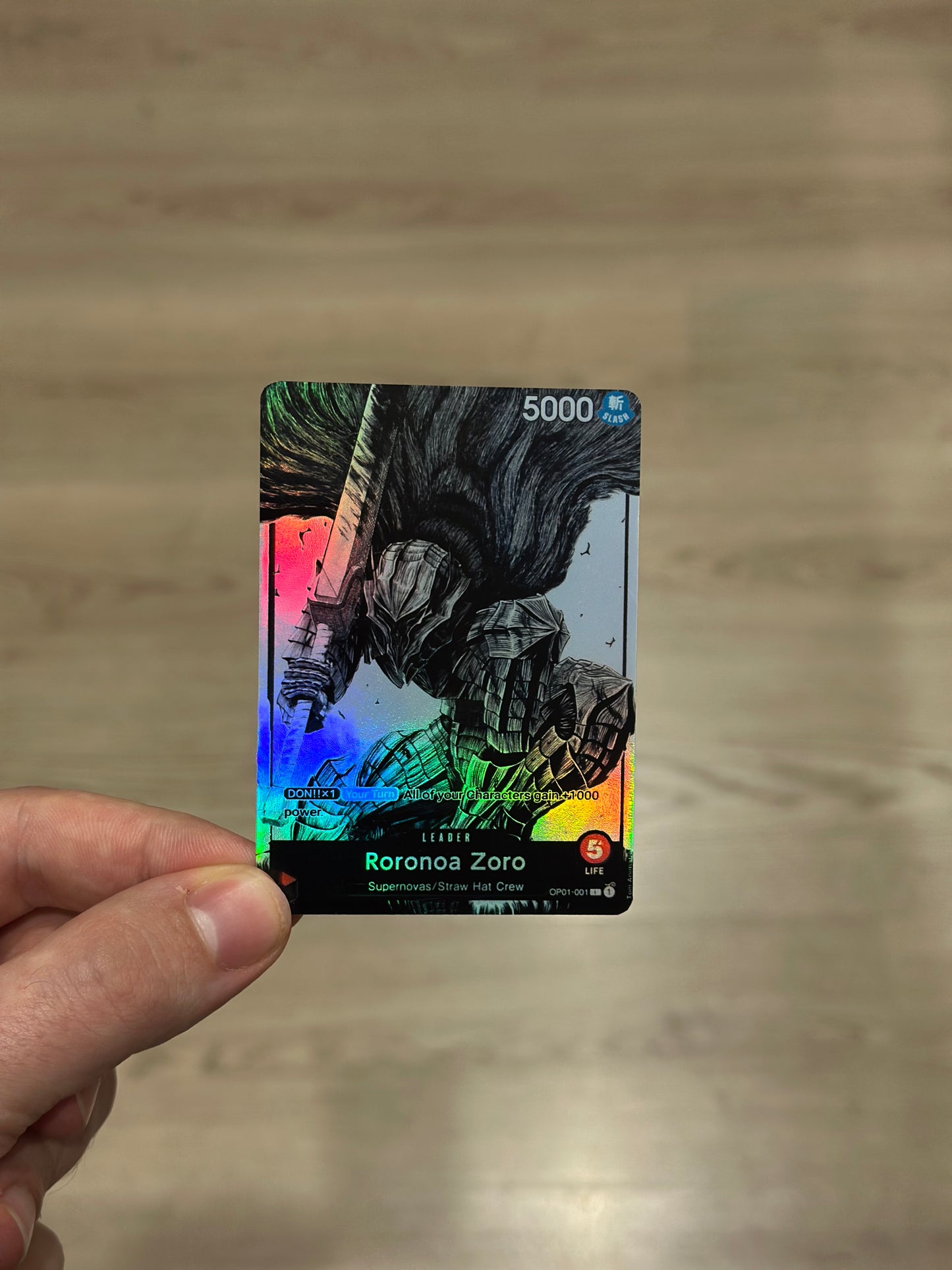 Berserk (Gatsu) Zoro Leader Alt Art Custom