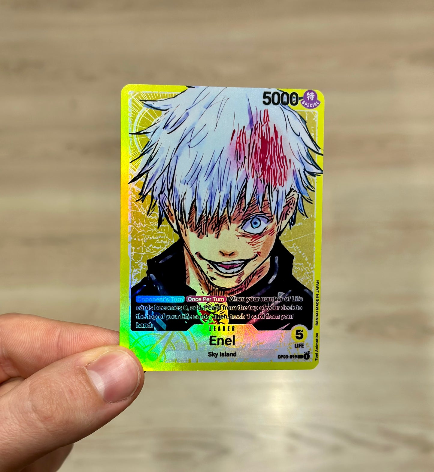 Gojo (Enel) Leader Alt Art Custom