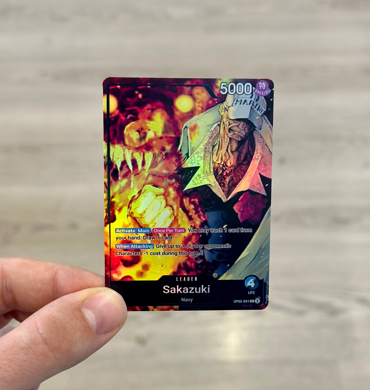 Sakazuki Leader Alt Art Custom