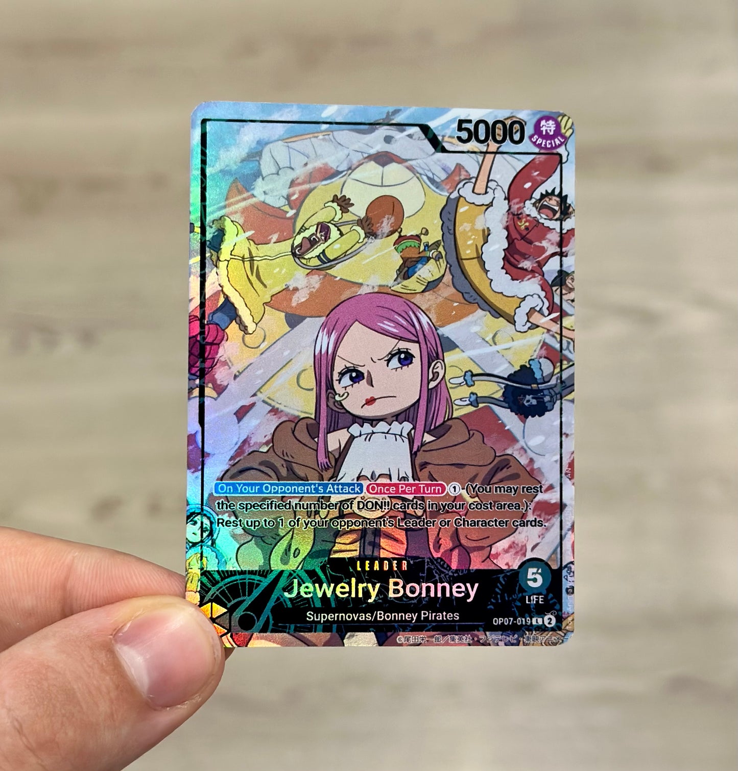 Jewelry Bonney Leader Alt Art Custom OP07