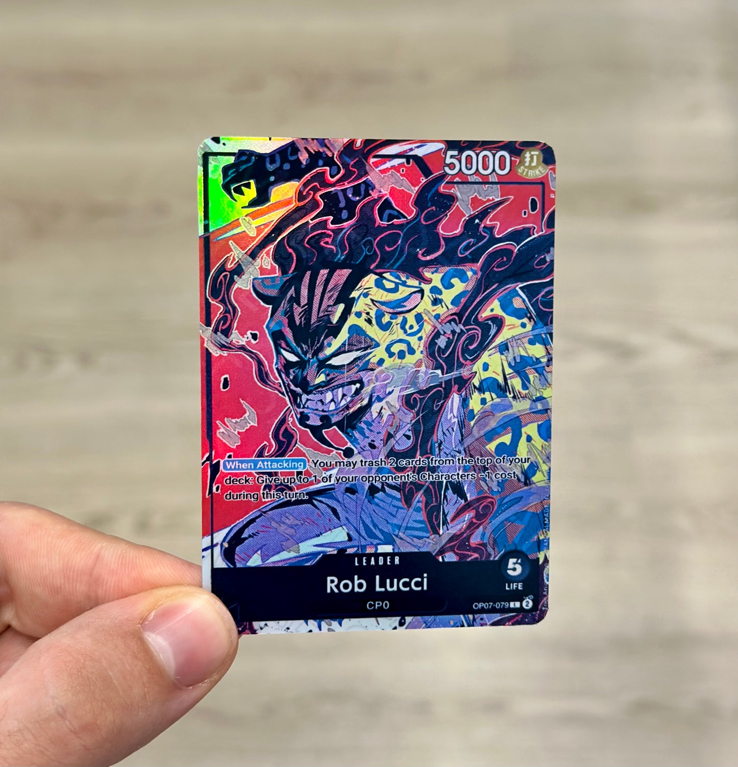 Rob Lucci Leader Alt Art Custom OP07