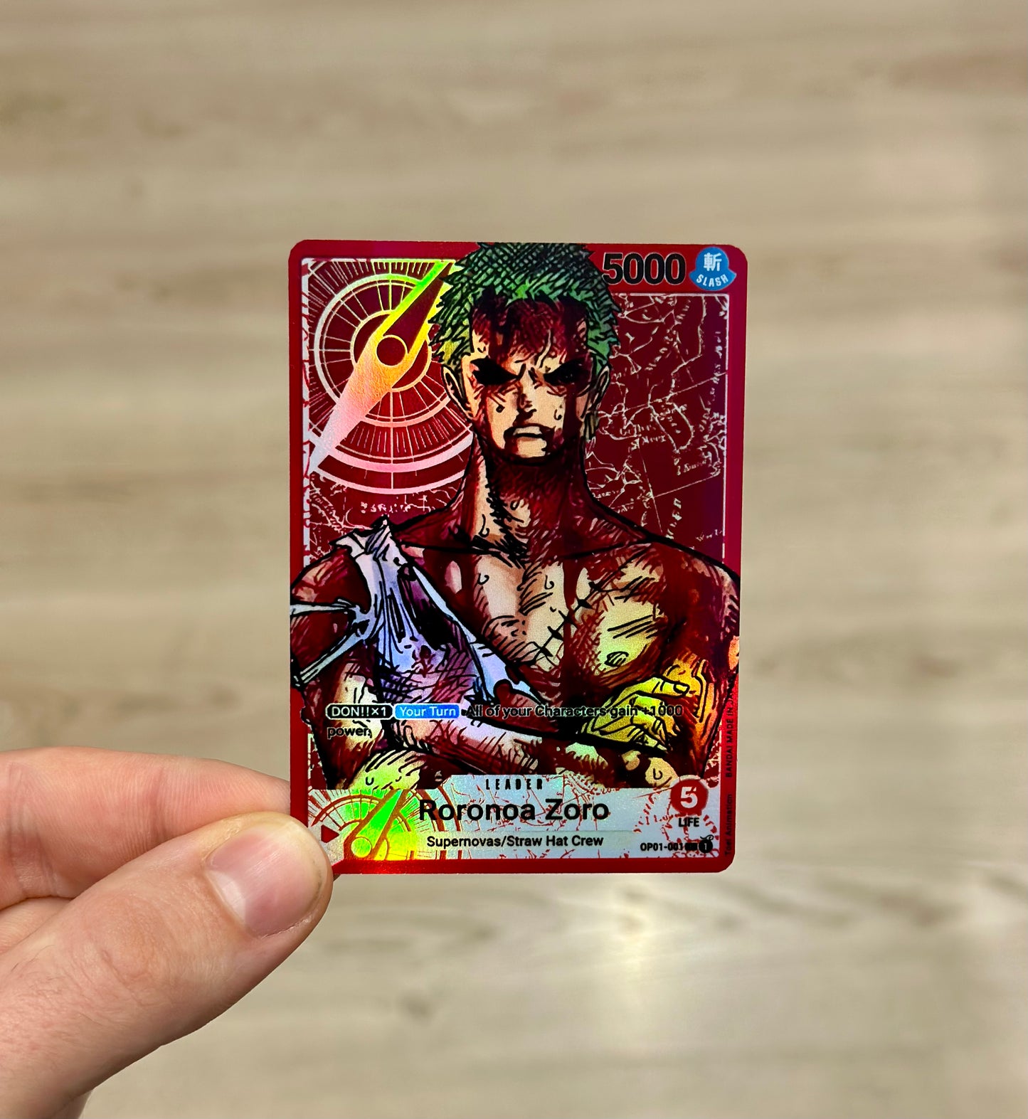 Zoro Leader Alt Art Custom