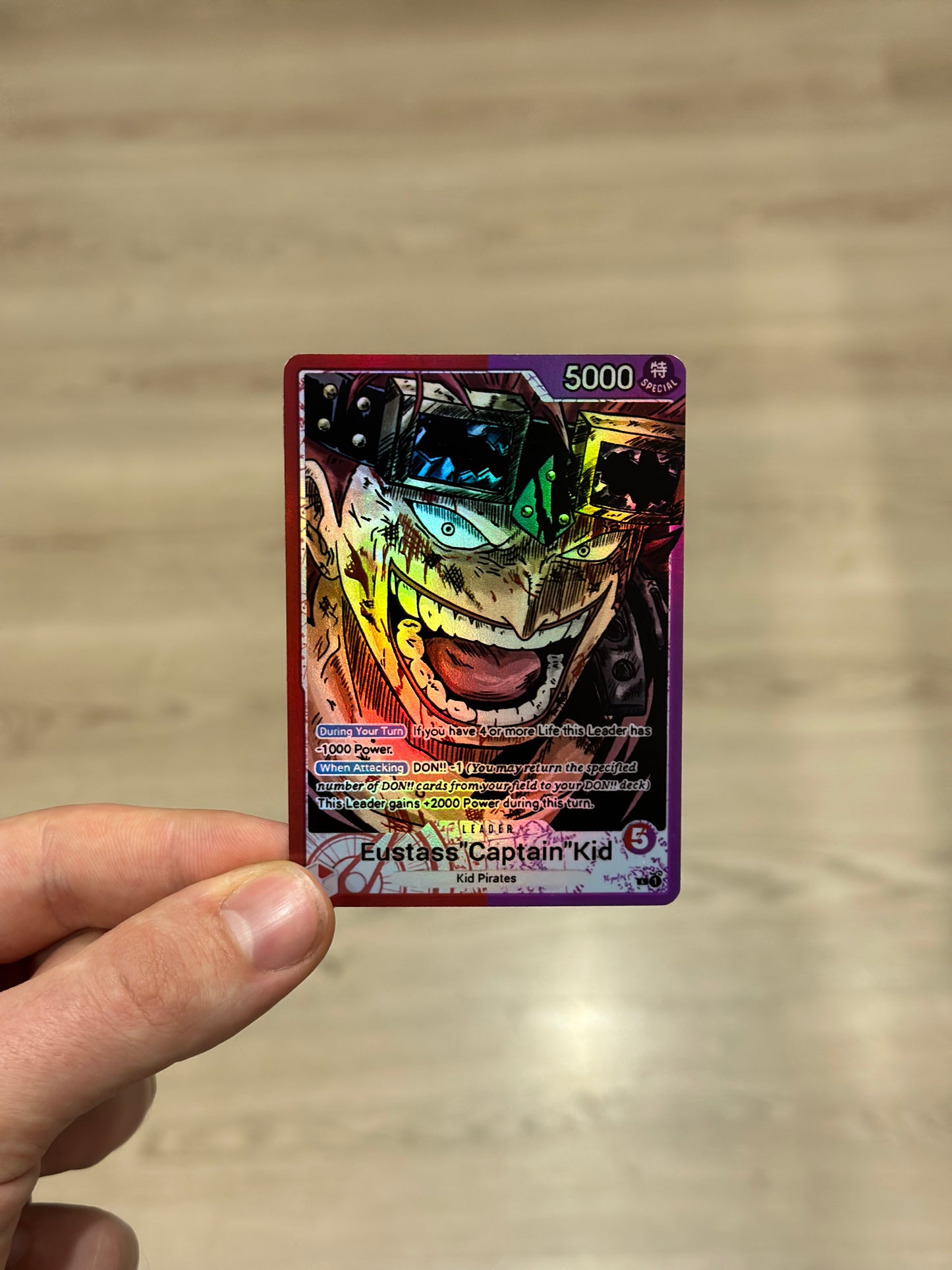 Eustass “captain” Kid Leader Alt Art Custom St10