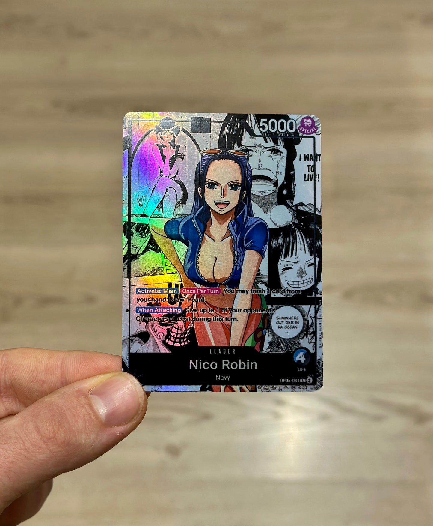 Robin (Sakazuki) Leader Alt Art Manga Custom