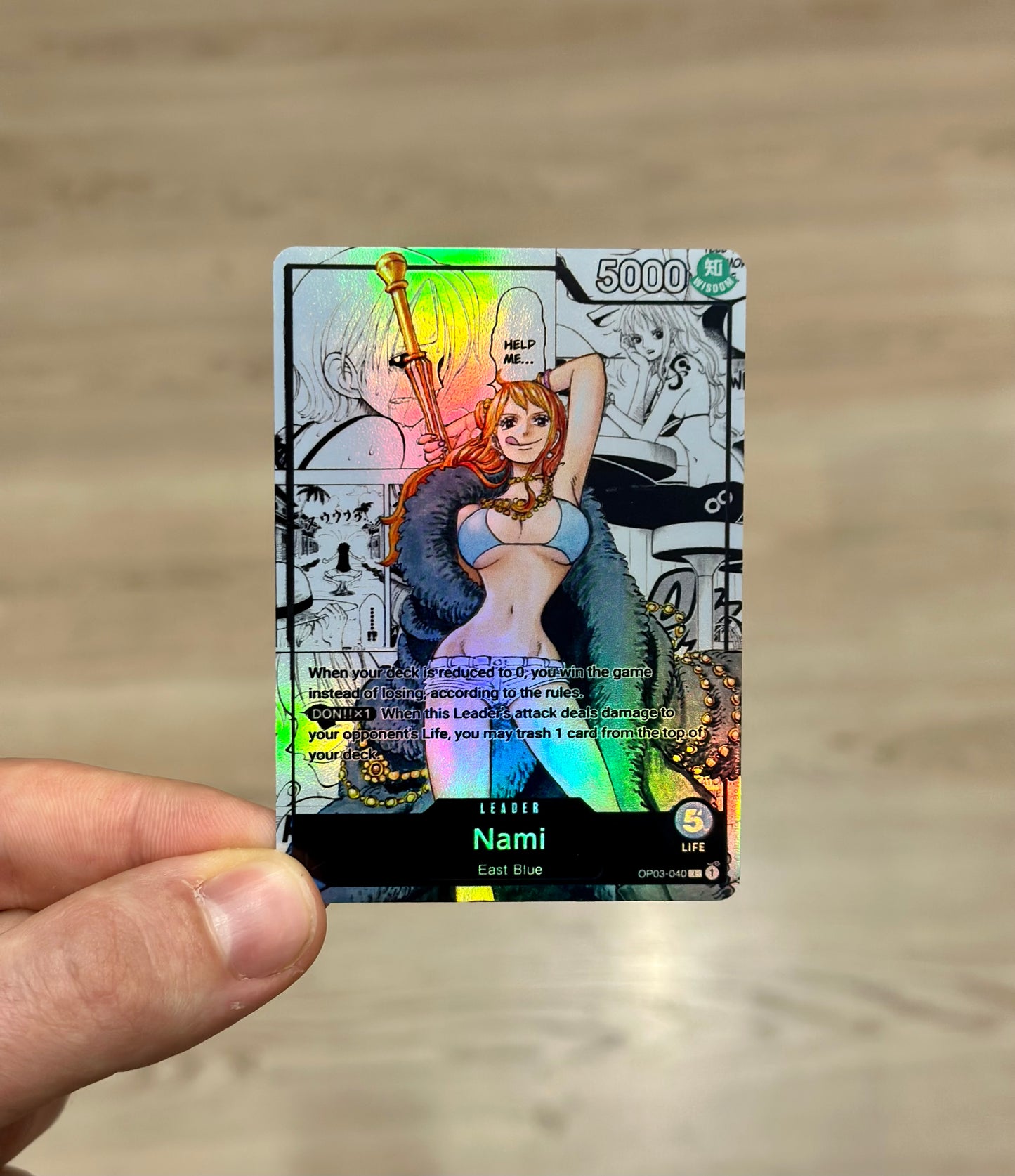 Nami Leader Alt Art Manga Personalizzato