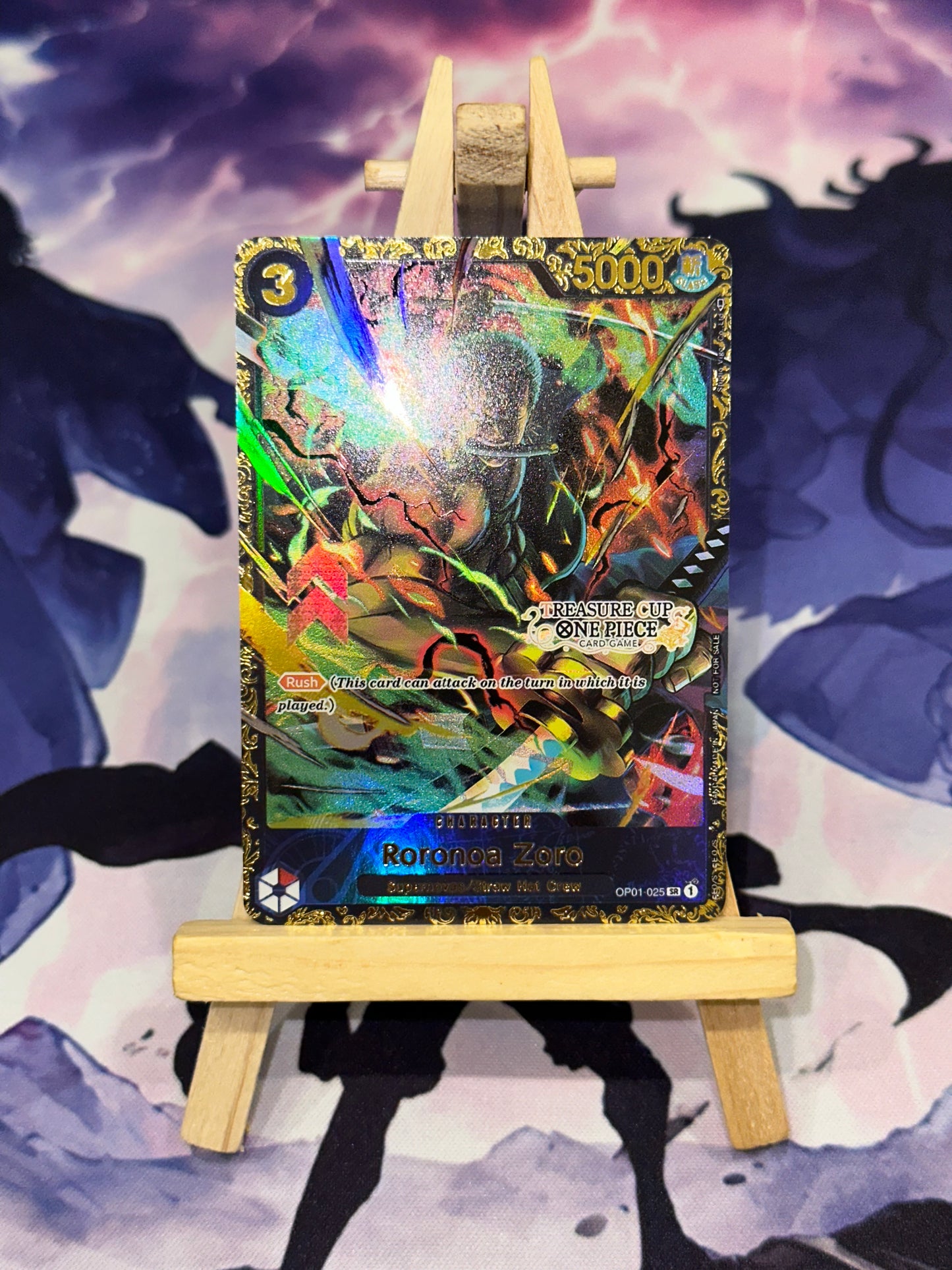 Roronoa Zoro OP01-025 Championship Prize Premium Custom