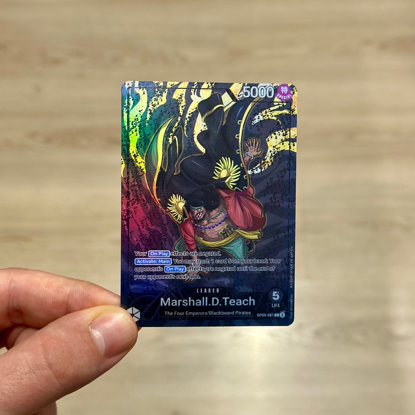 Marshall D. Teach Leader Alt Art Custom OP09