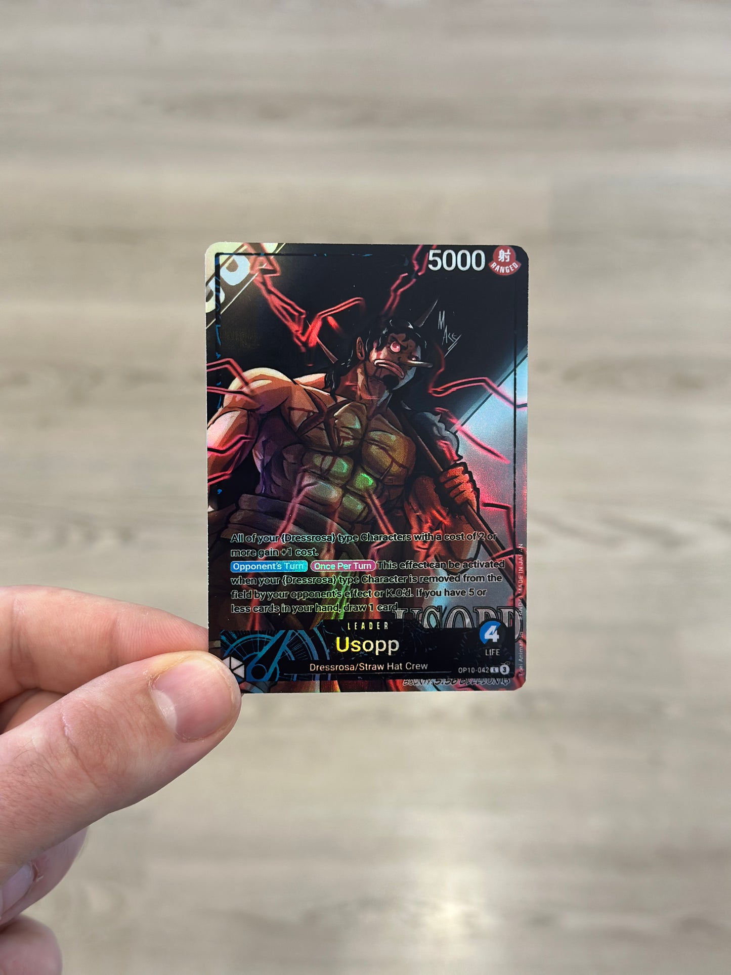 Usopp Leader Alt Art Custom OP10