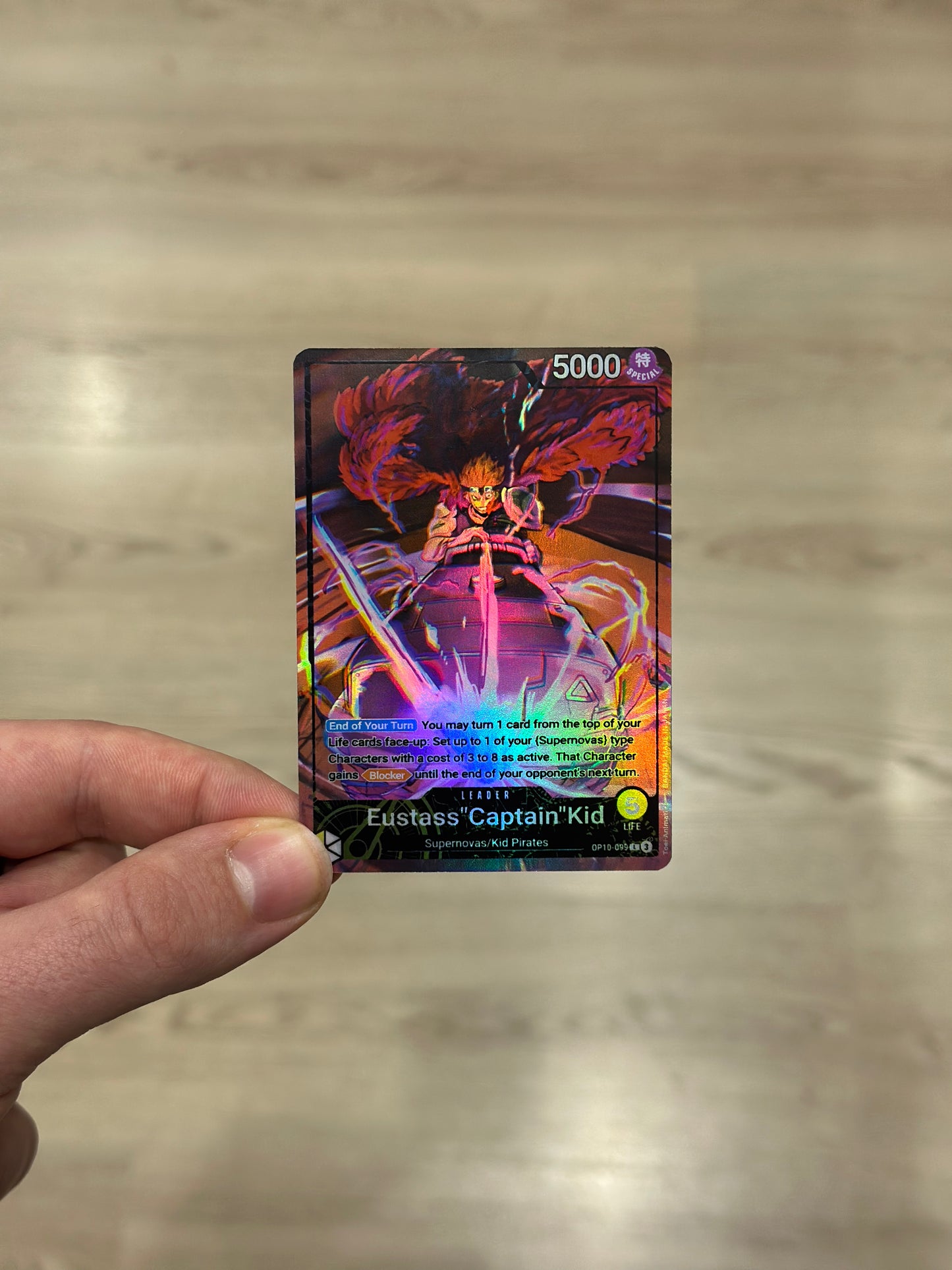 Eustass “Captain” Kid Leader Alt Art Custom OP10