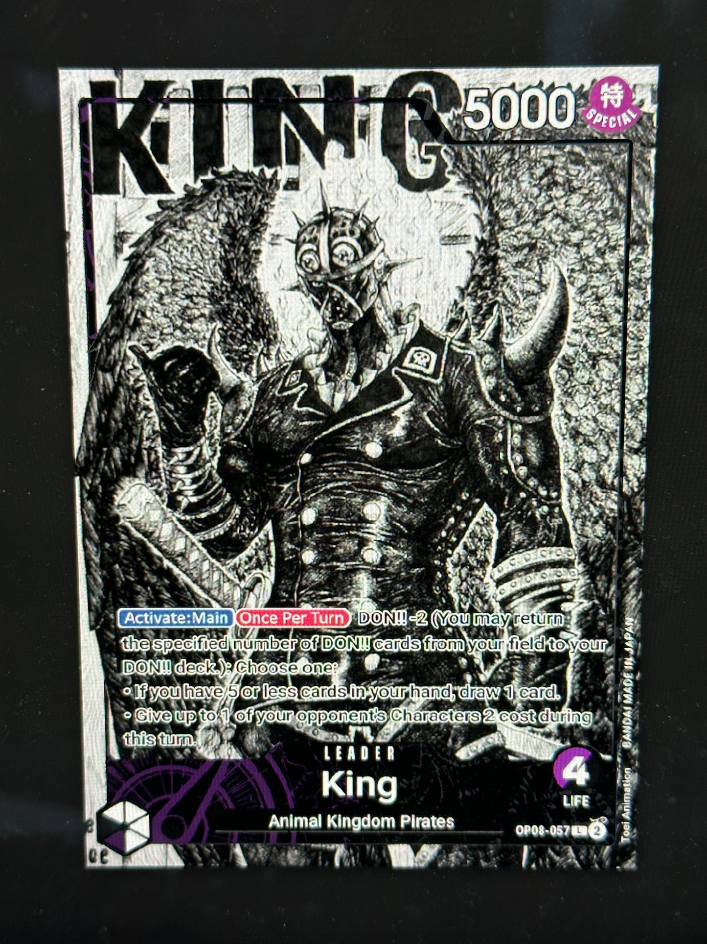 King Leader Alt Art Custom OP08