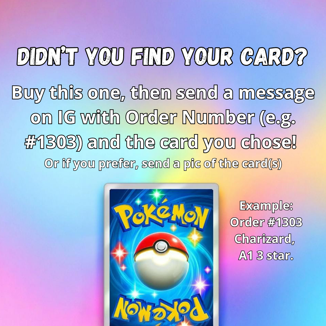 - Choose Your TCG Pocket Card!