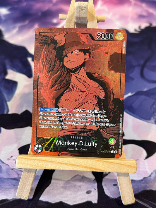 Monkey D. Luffy EB02 Leader Premium Custom