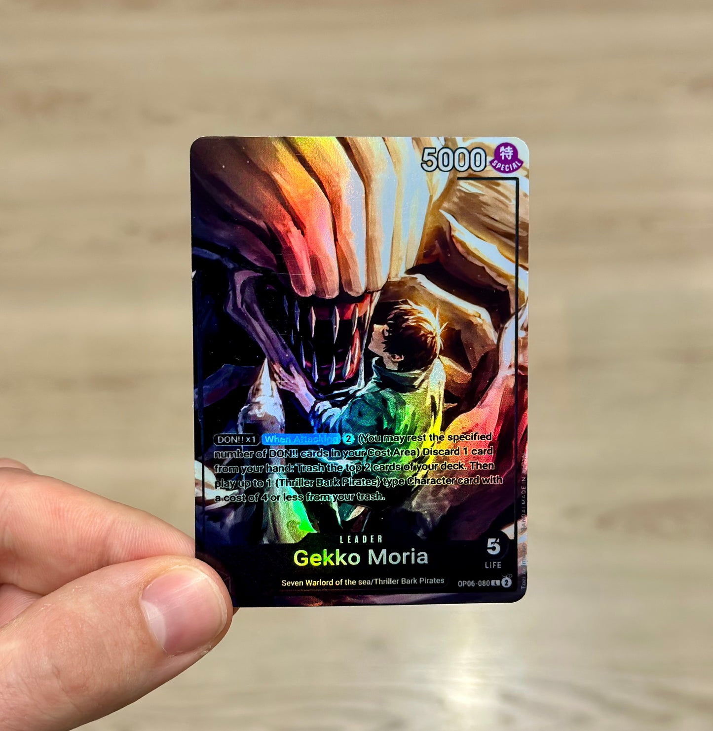 Gekko Moria (Yuta Okkotsu) Leader Alt Art Custom