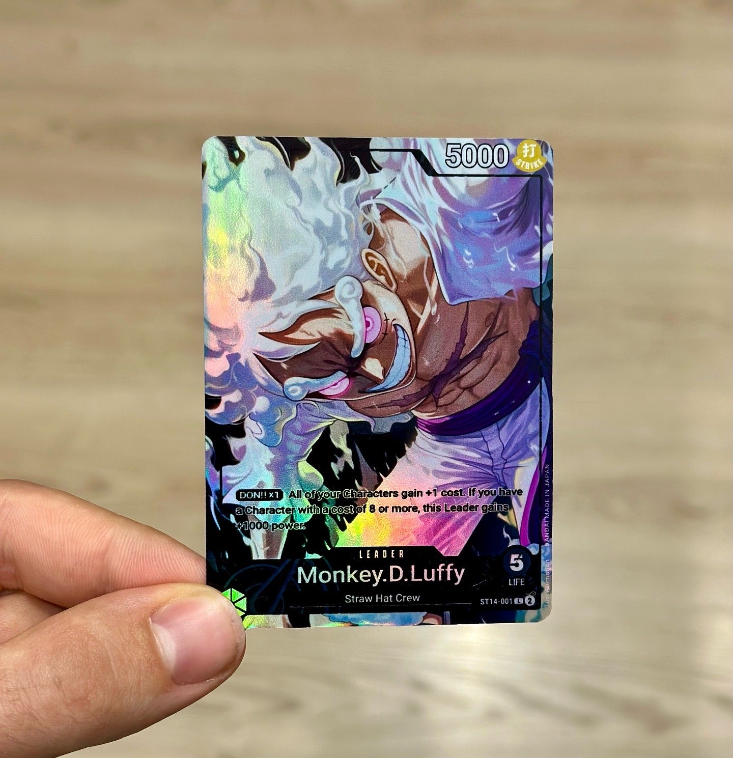 Monkey D. Luffy ST14 Leader Alt Art Custom