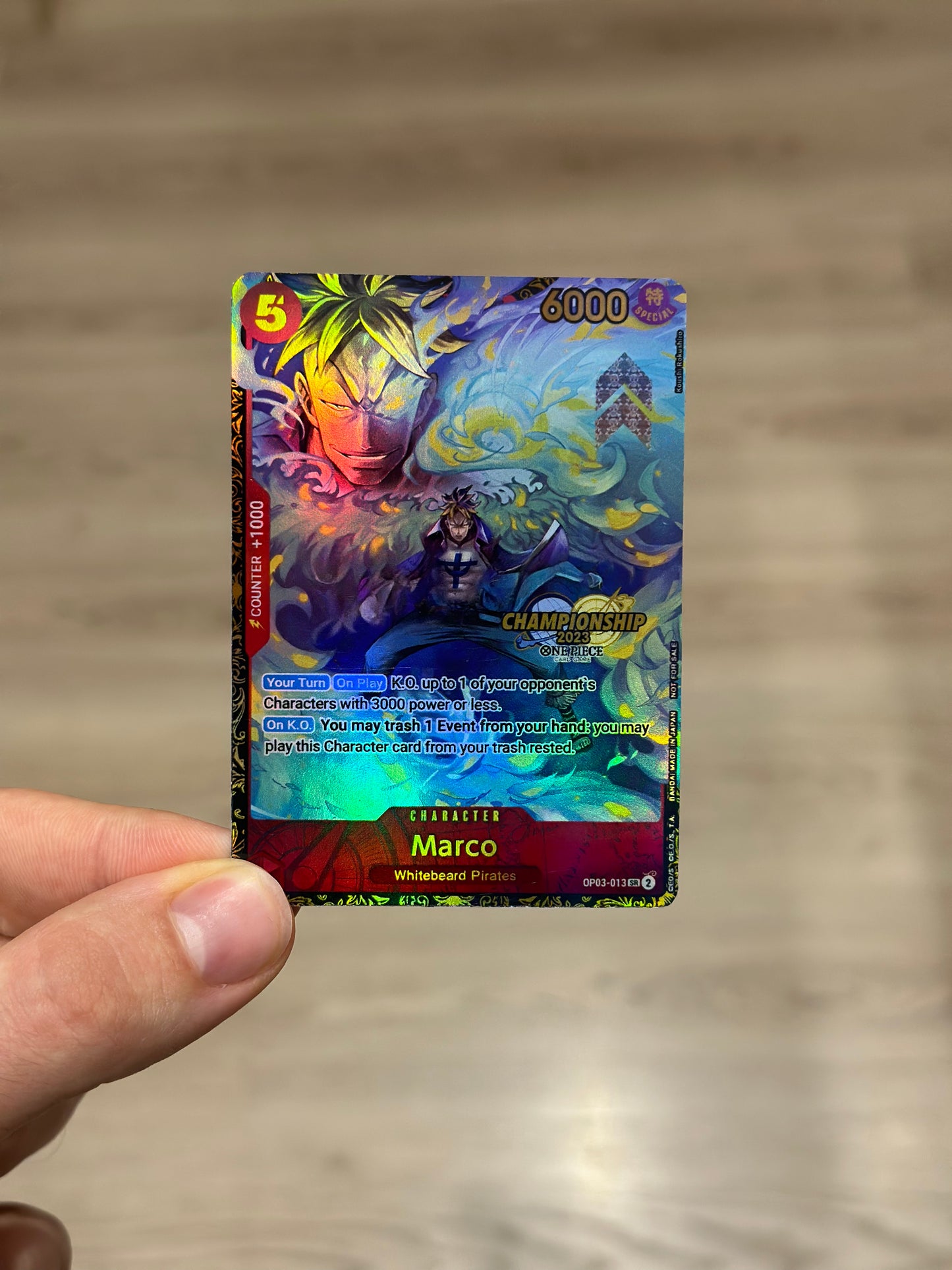 Marco OP03-013 championship prize r/custom