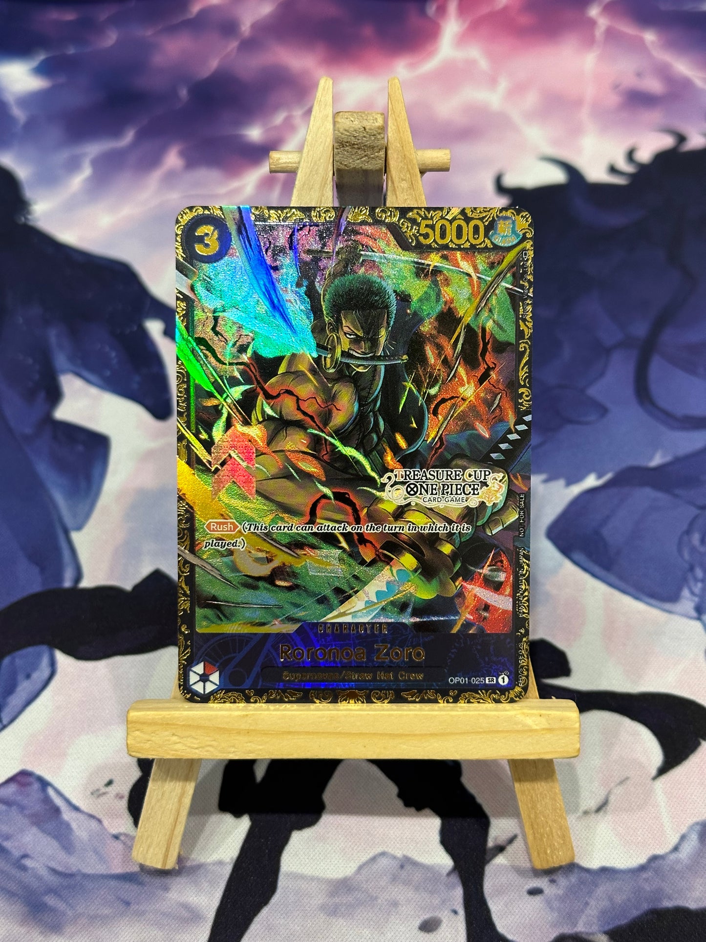 Roronoa Zoro OP01-025 Championship Prize Premium Custom