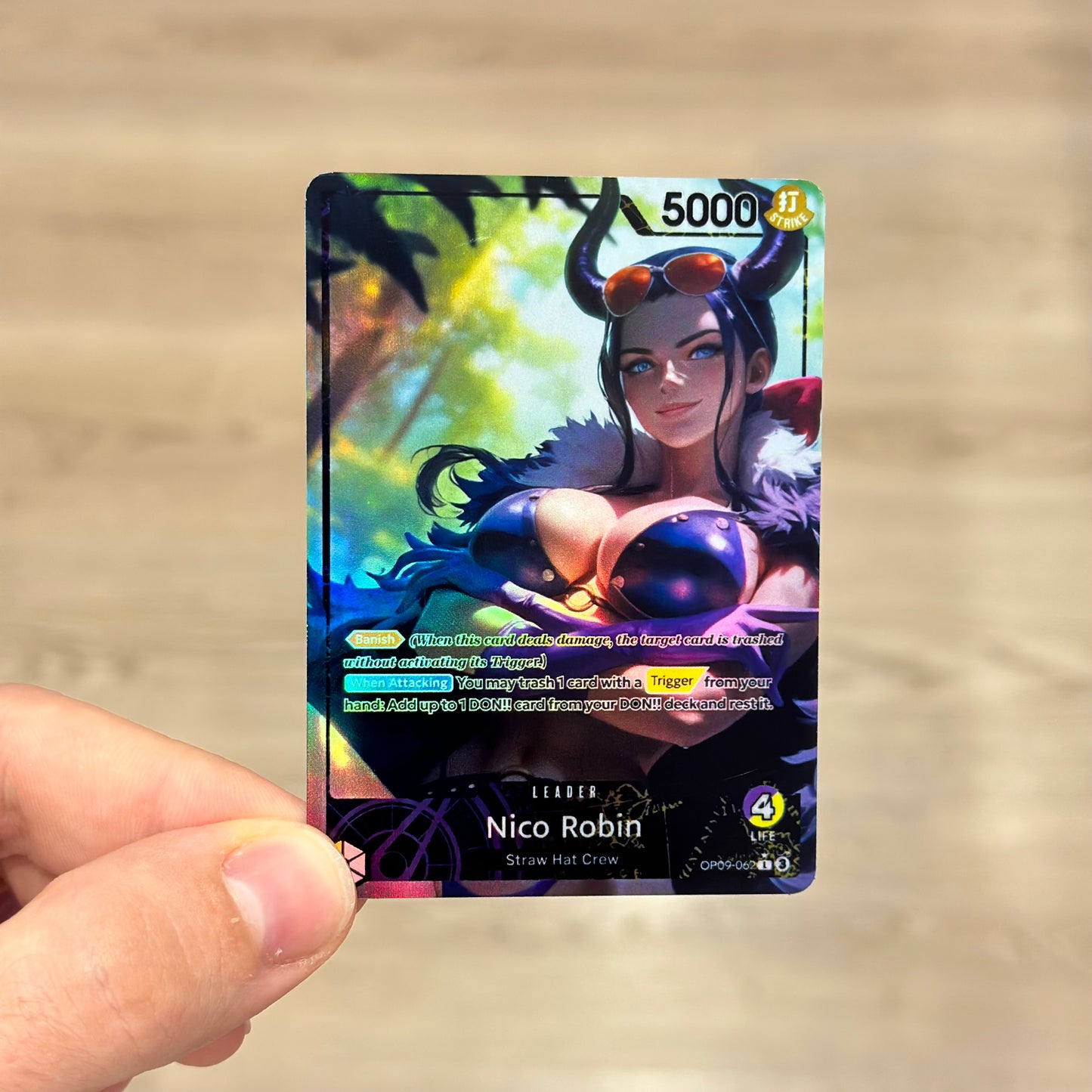 Nico Robin Leader Alt Art Custom OP09