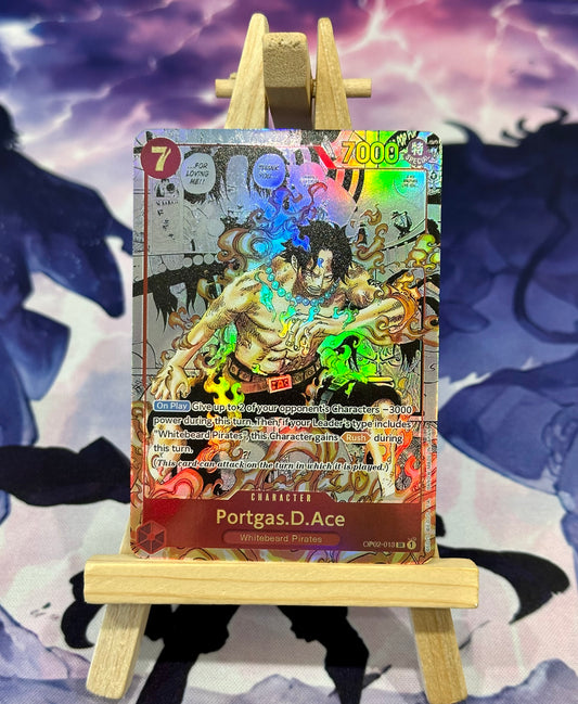 Portgas D. Ace Manga OP02-013 Premium Personalizzato