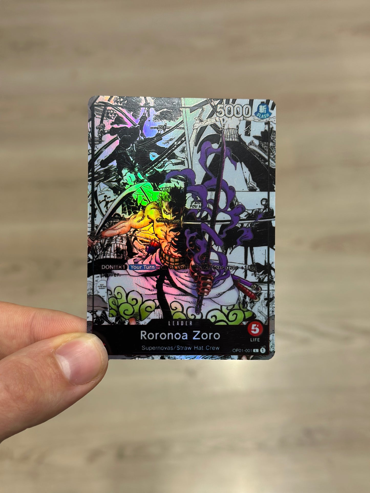 Roronoa Zoro Leader Alt Art Manga