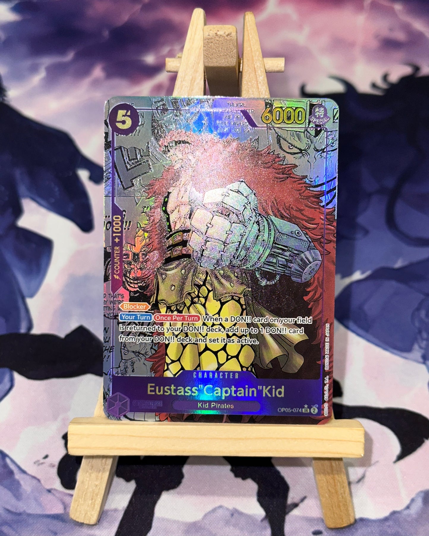 Eustass Kid Manga OP05-074 Premium Custom