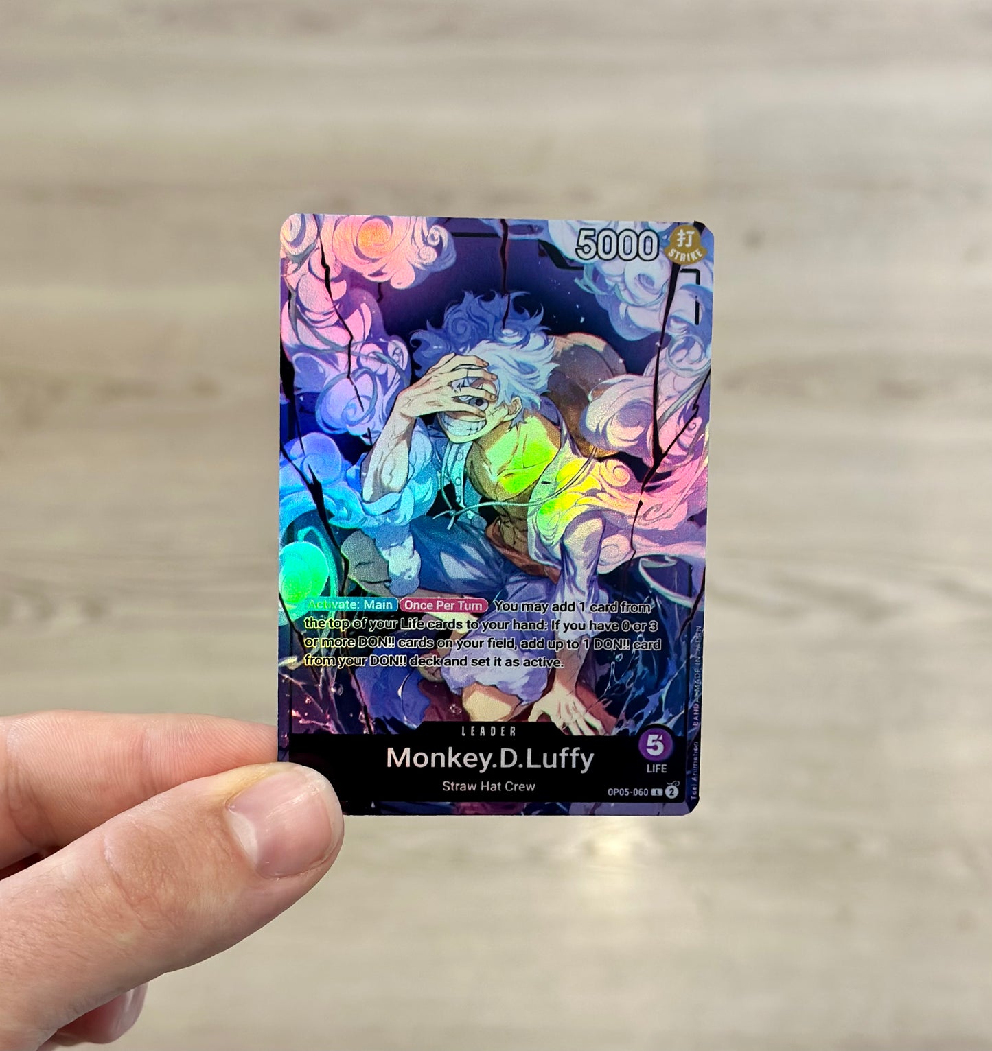 Monkey D. Luffy Leader Alt Art Custom OP05