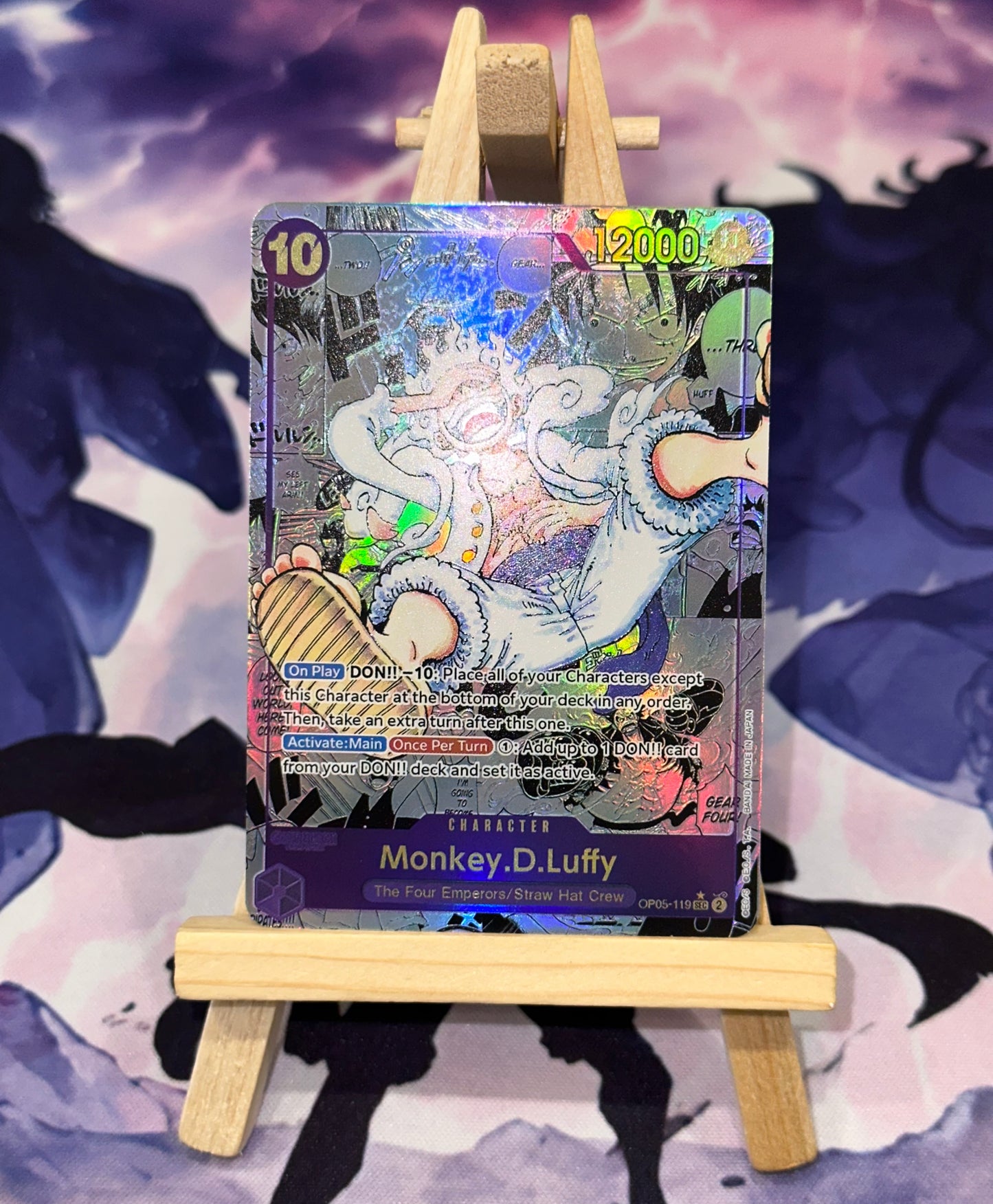 Monkey D. Luffy Manga OP05-119 G5 Premium Custom