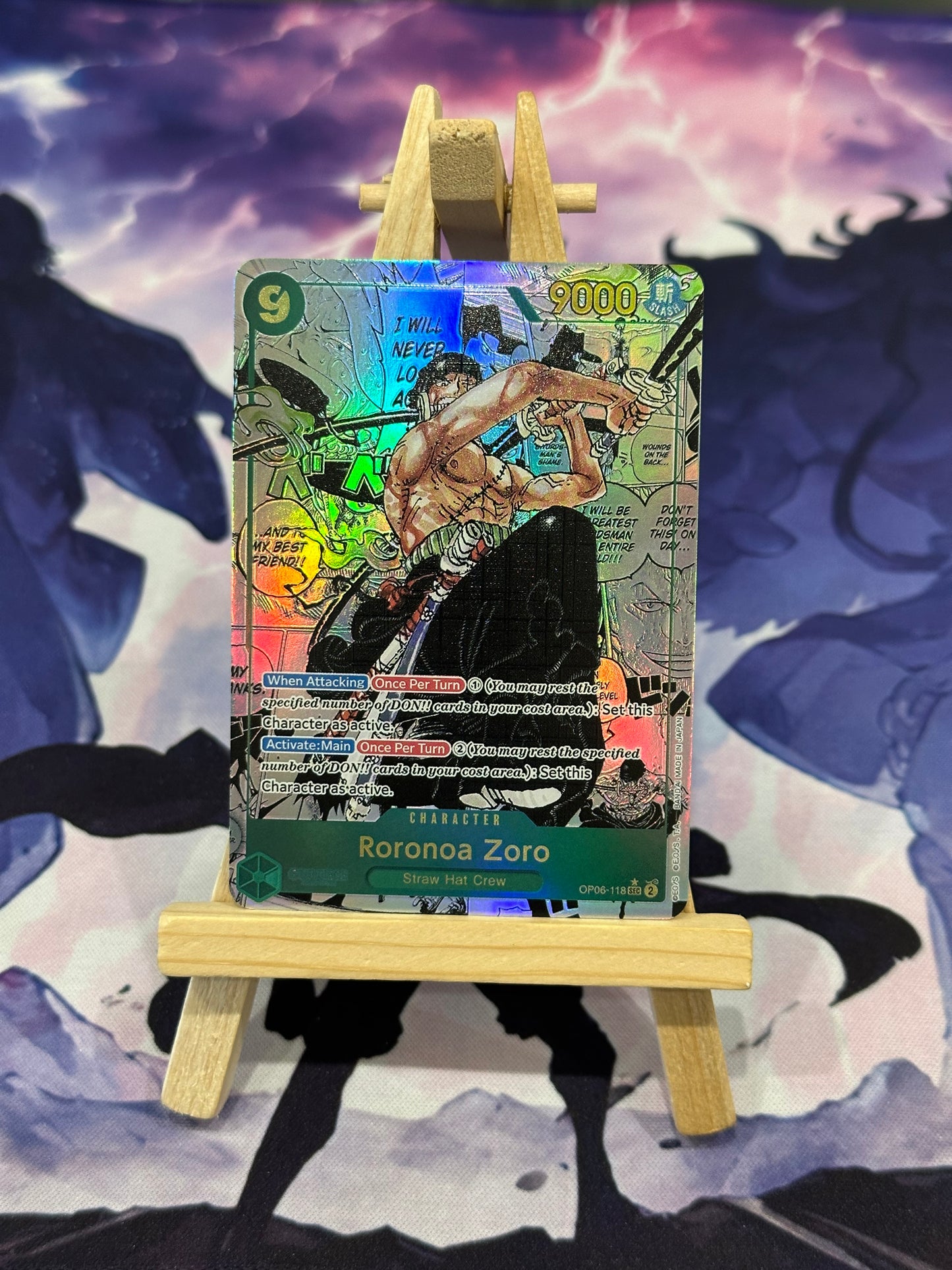 Roronoa Zoro Manga OP06 Premium Custom