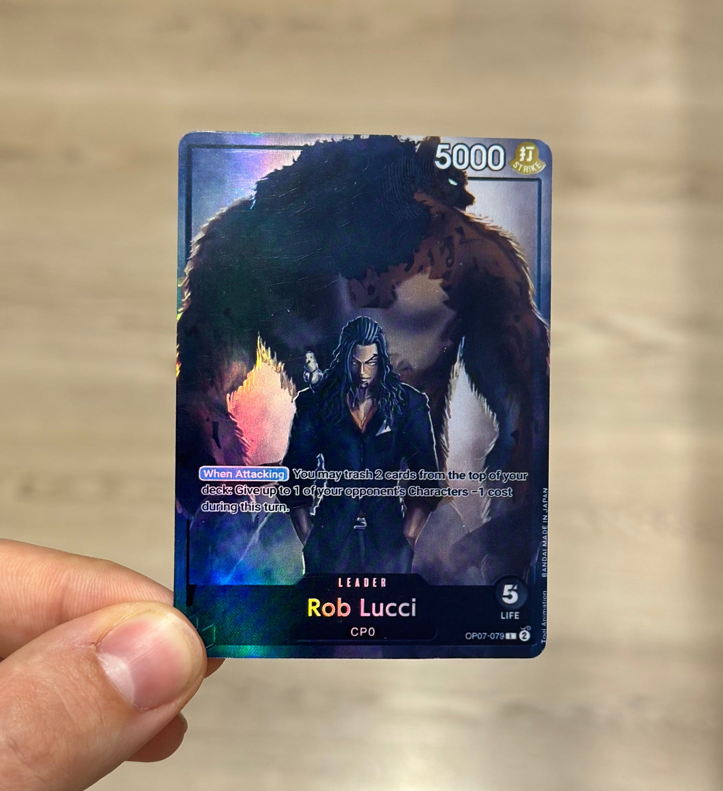Rob Lucci Leader Alt Art Custom OP07