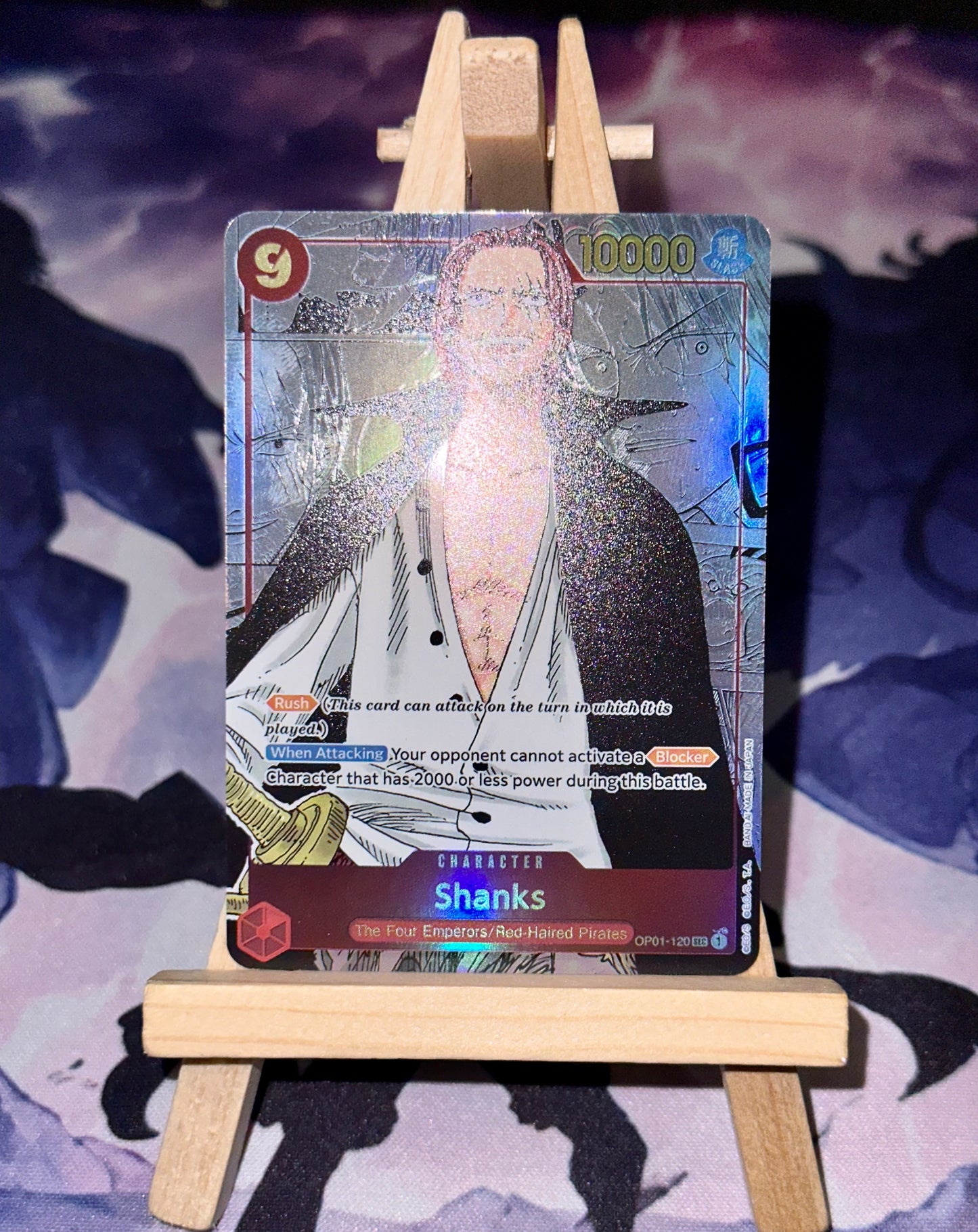 Shanks Manga OP01-120 Premium Custom