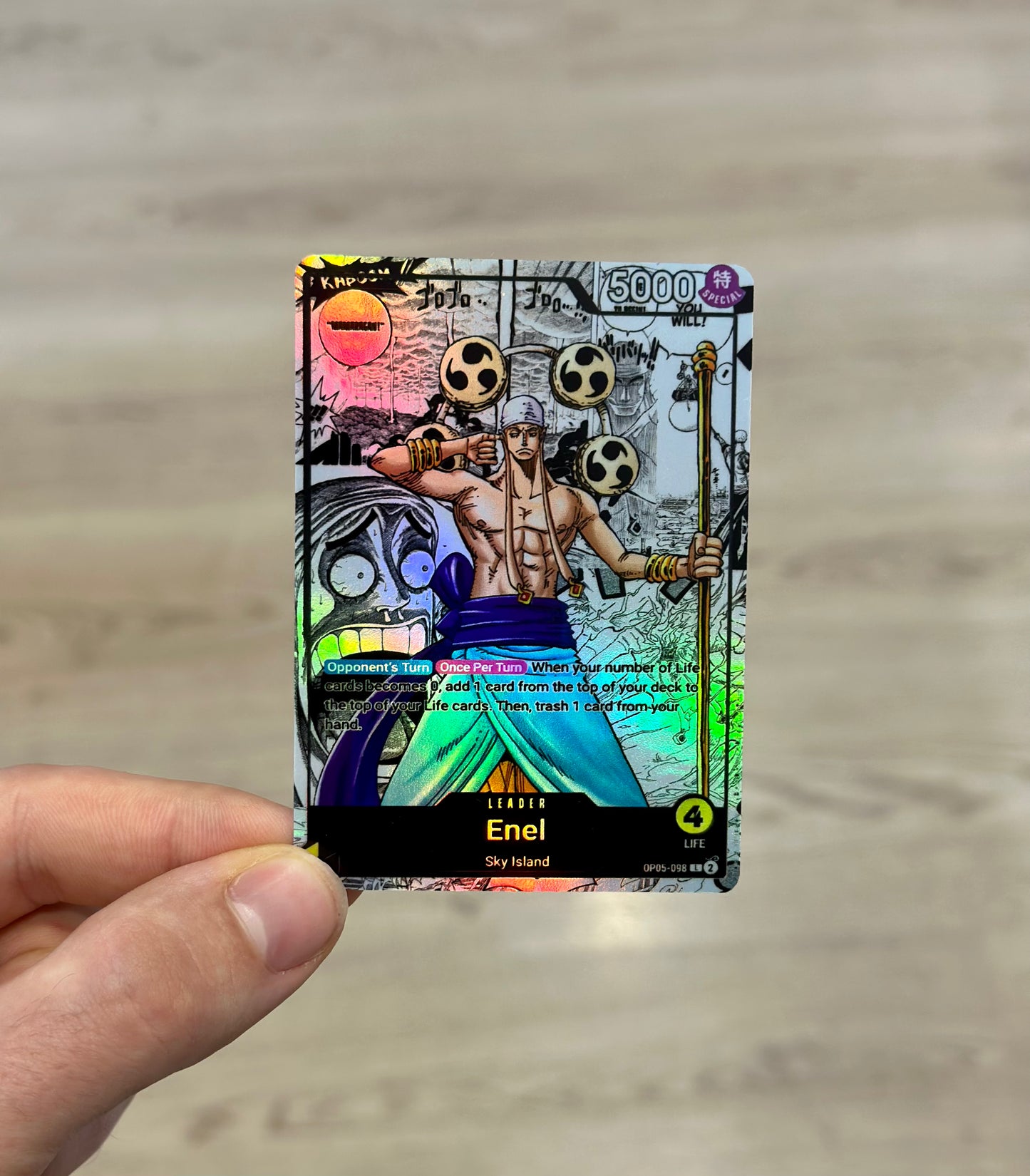 Enel Leader Alt Art Manga Custom