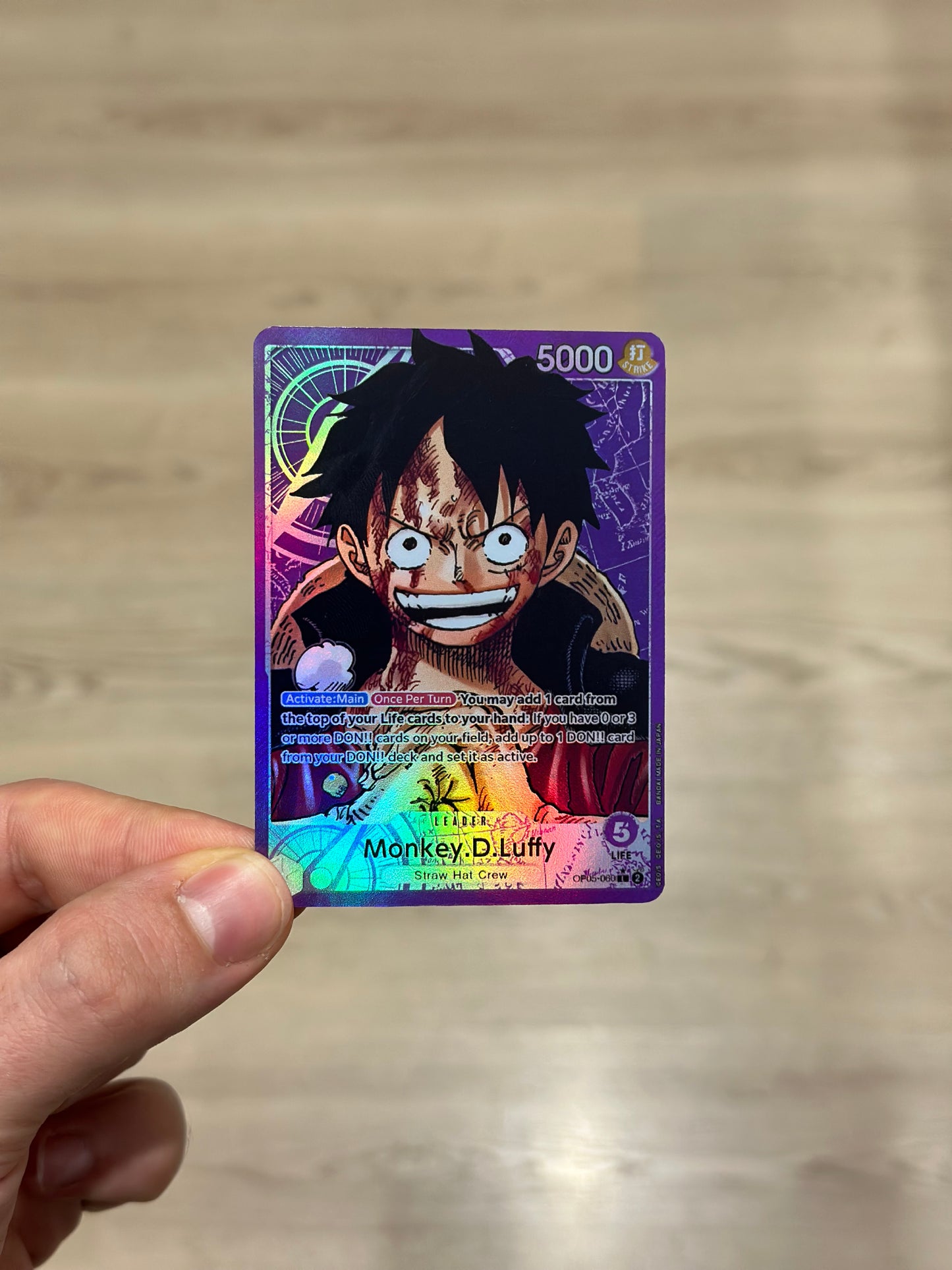 Luffy OP05 Leader Alt Art R/Custom