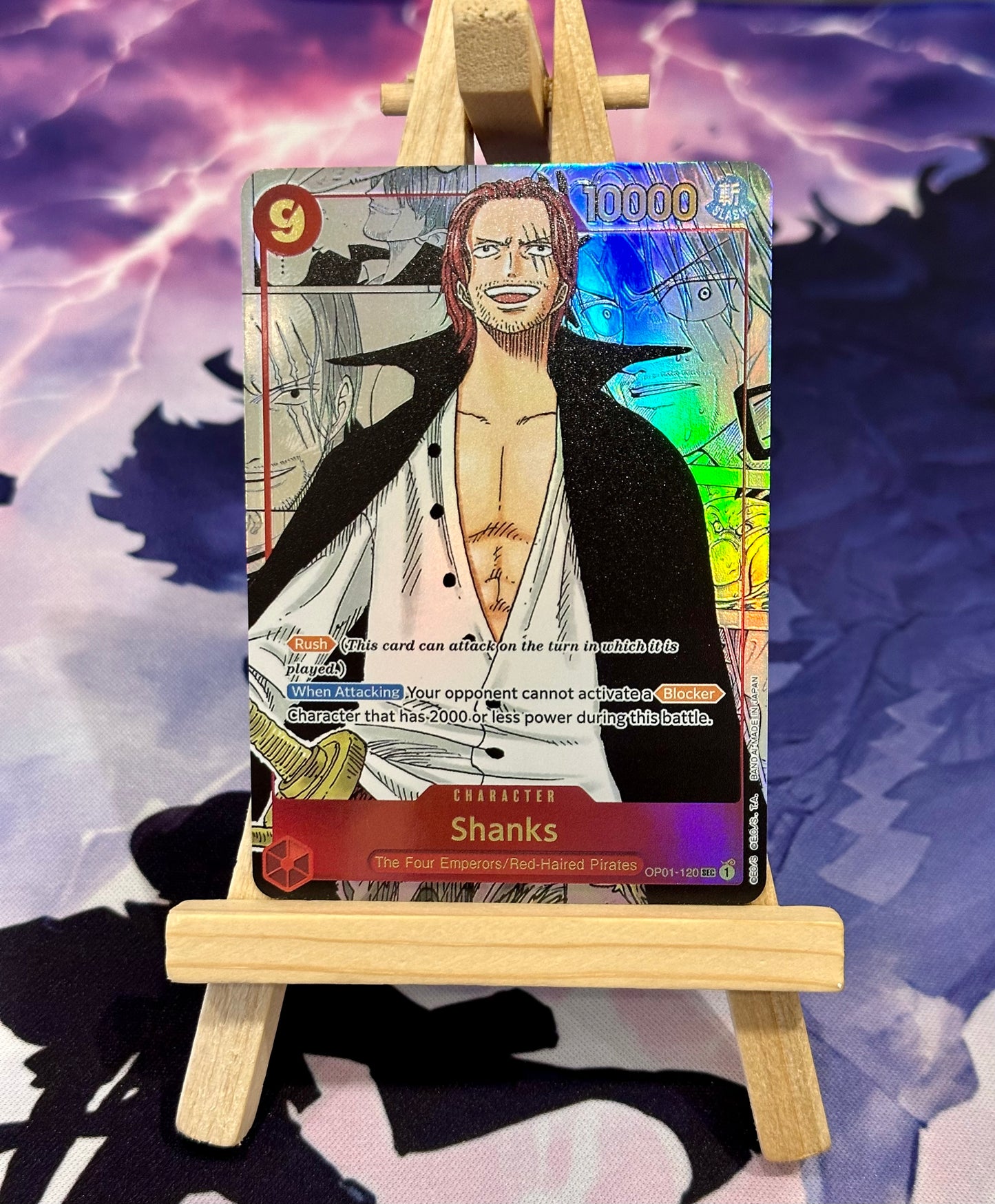 Shanks Manga OP01-120 Premium Custom