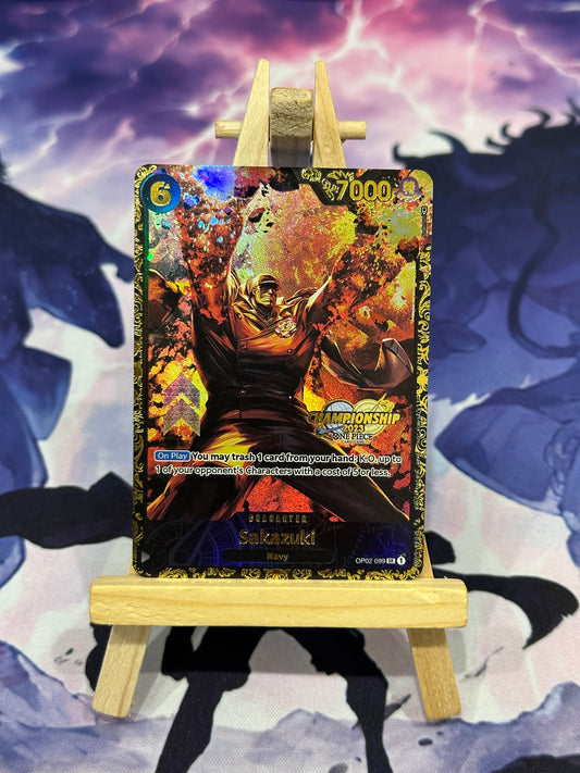 Sakazuki Championship Prize One piece Premium Custom