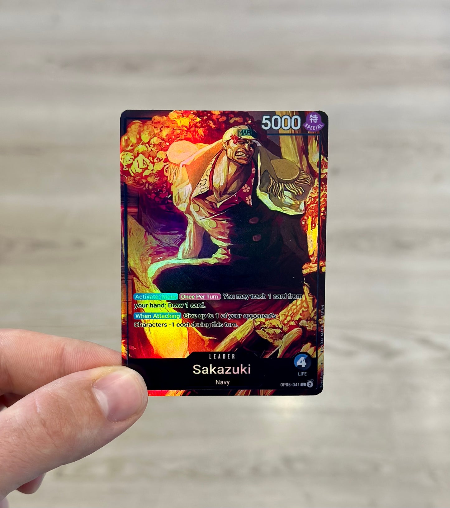 Sakazuki Leader Alt Art Custom