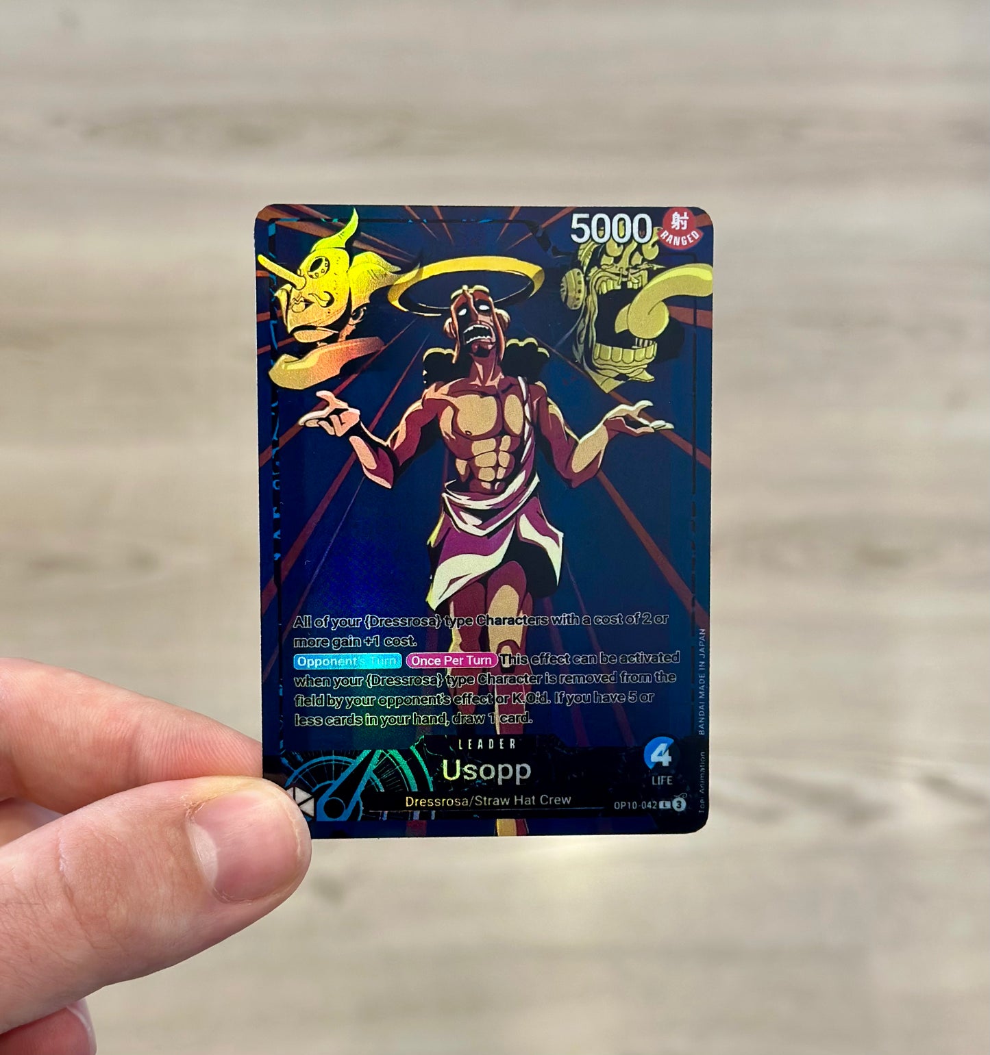 Usopp Leader Alt Art Custom OP10