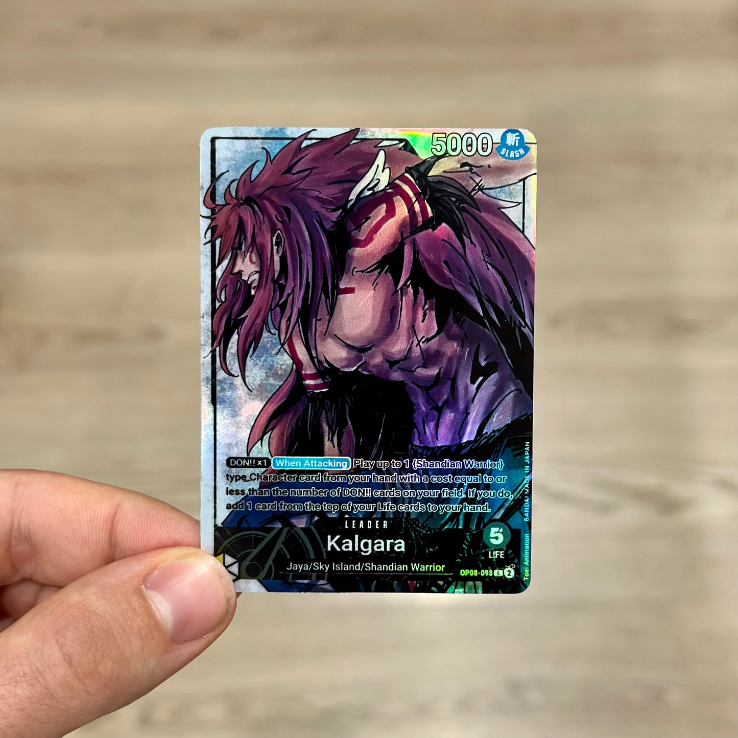 Kalgara Leader Alt Art Custom OP08