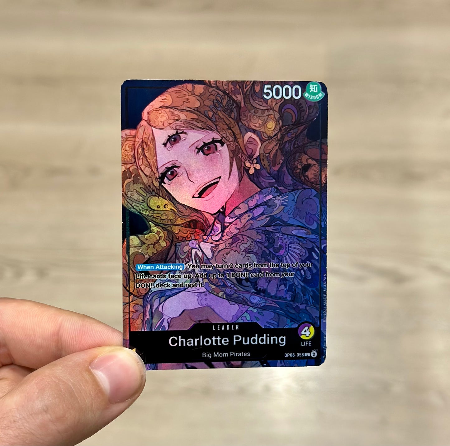 Charlotte Pudding Leader Alt Art Custom OP08