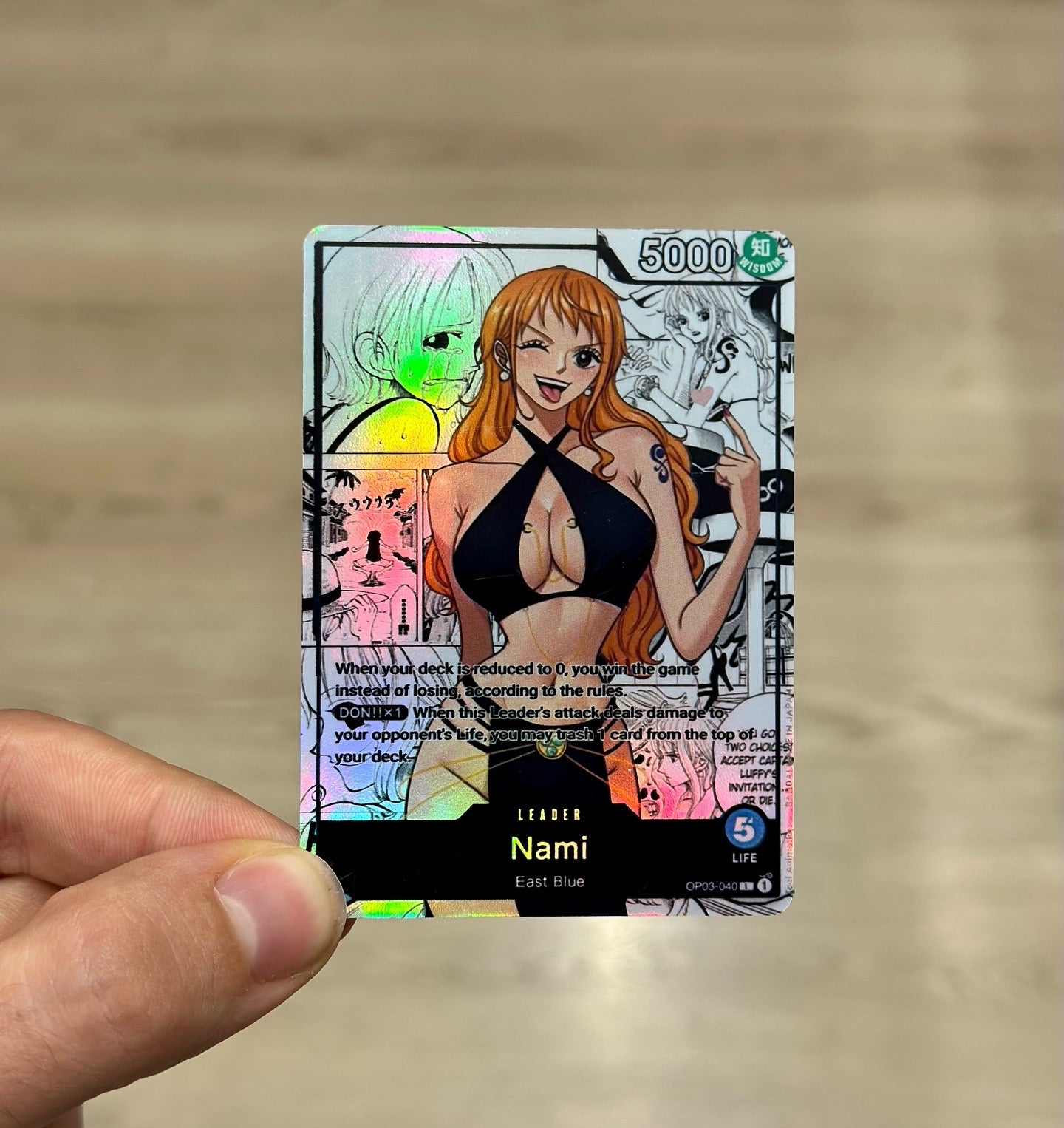 Nami Leader Alt Art Manga Custom