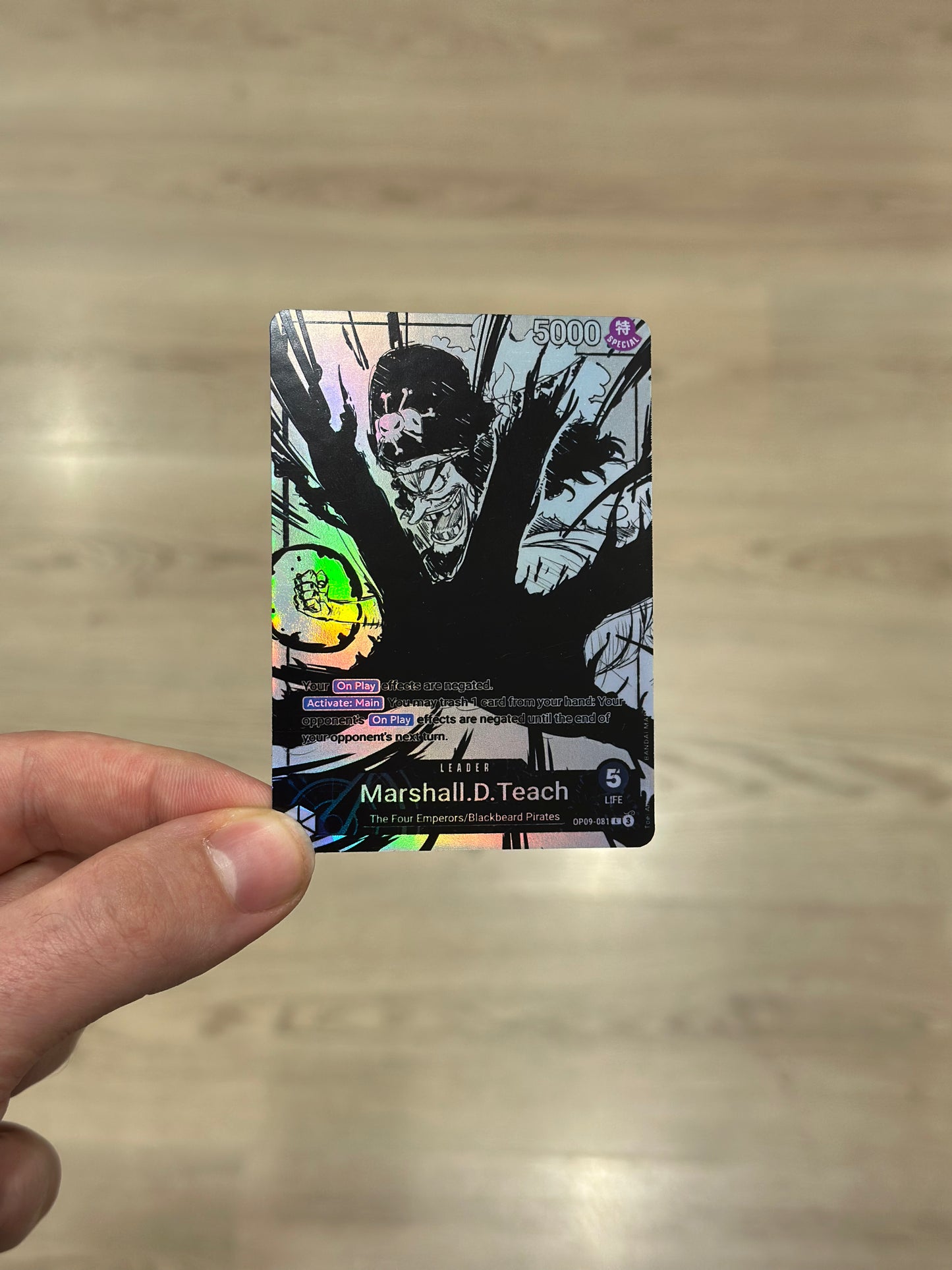 Marshall D. Teach Leader Alt Art Custom OP09