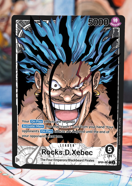 Rocks D. Xebec (Marshall D. Teach) Leader Alt Art Custom OP09