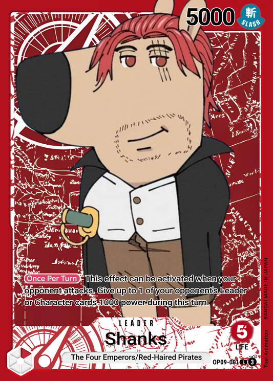 Shanks MEME Leader Alt Art Custom OP09